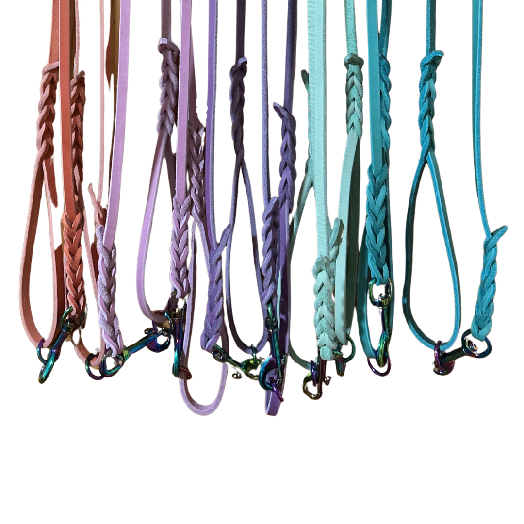 Leine mit Handschlaufe Rainbow Collection „Mint“