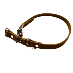 Zugstopp Halsband 2cm Fettleder/“Curry“